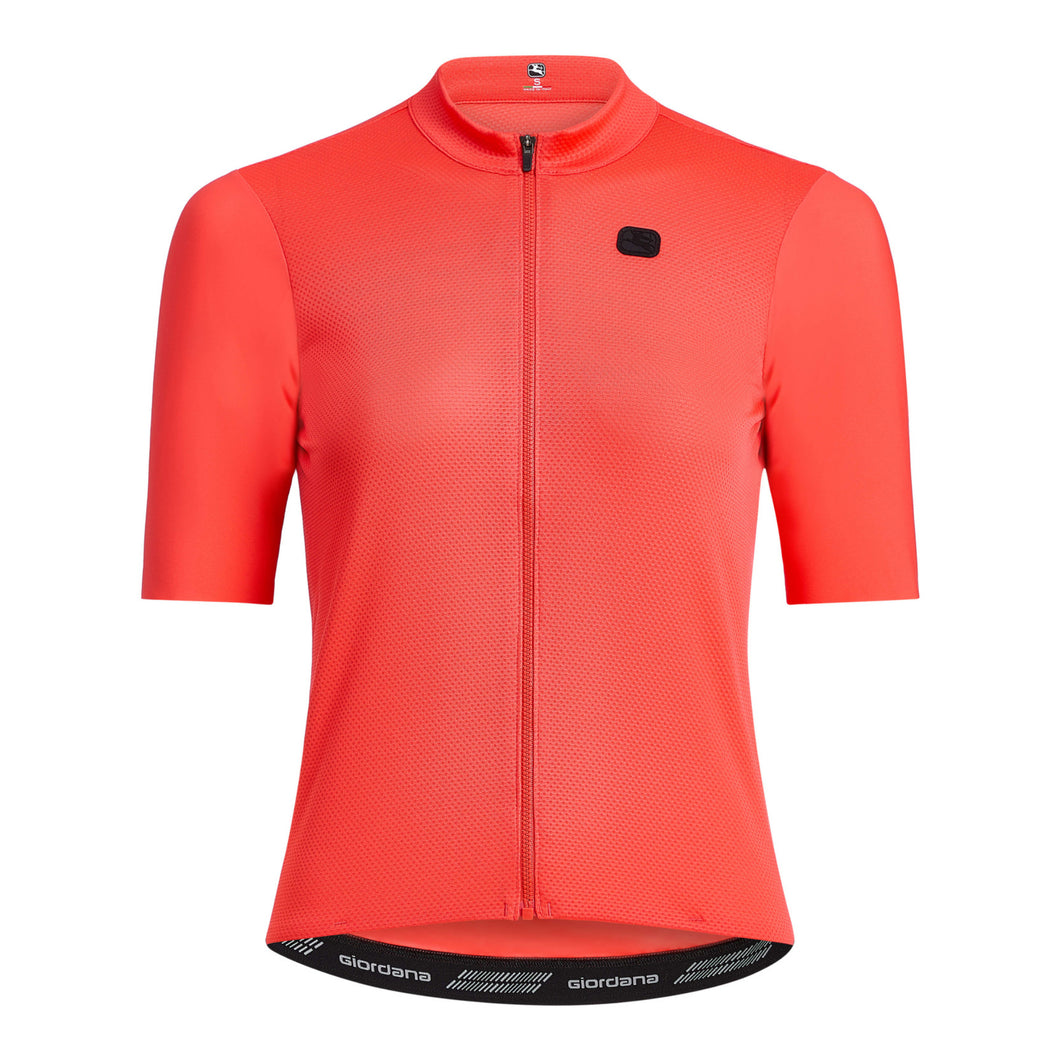 Giordana Womens SilverLine S/S Jersey - Lava Red