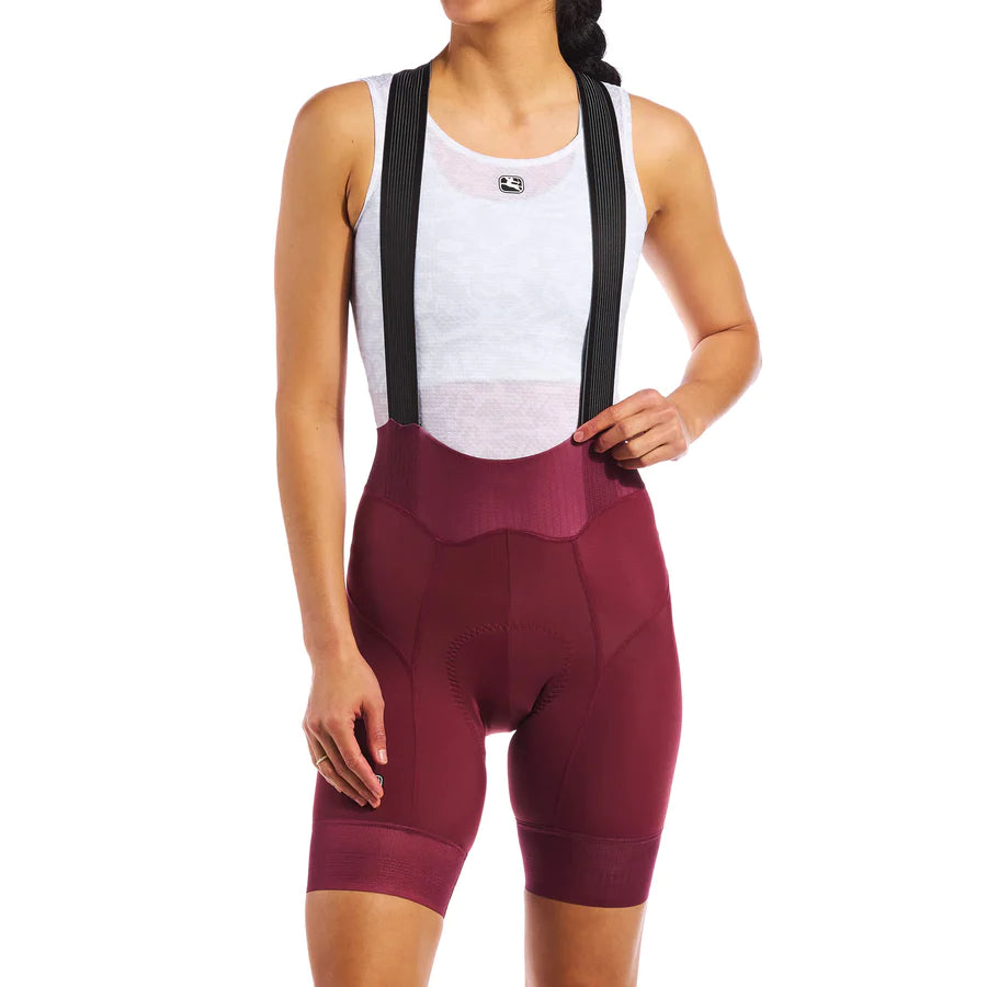 Giordana Womens FR-C Pro 5cm Shorter Bib Short - Sangria