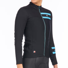 Load image into Gallery viewer, Giordana Womens FR-C Pro Thermal Long Sleeve Jersey - Black/Blue

