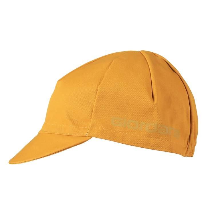 Giordana Solid Cotton Cap - Mustard