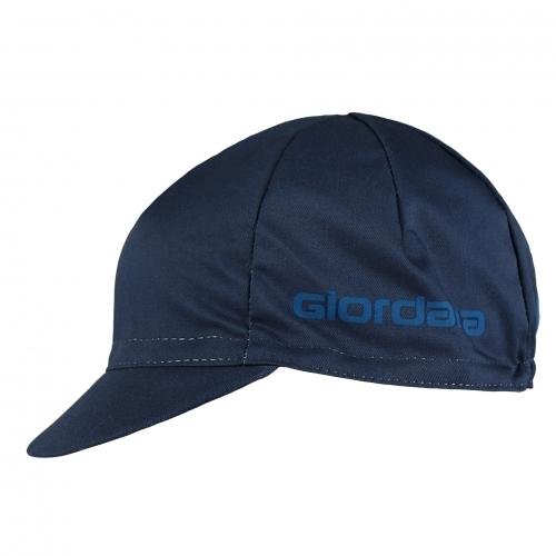 Giordana Solid Cotton Cap - Navy