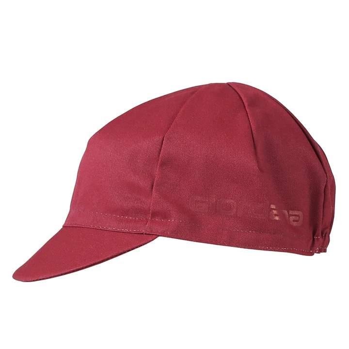 Giordana Solid Cotton Cap - Sangria