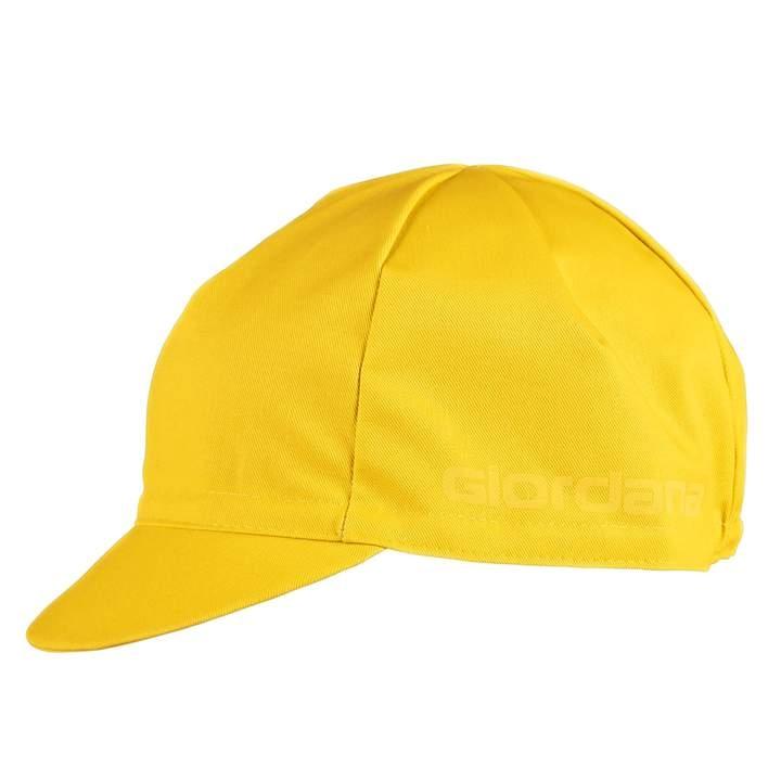 Giordana Solid Cotton Cap - Yellow